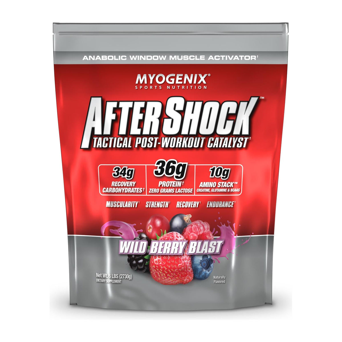 Myogenix Aftershock Recovery - 5.82 LB / Wild Berry Blast