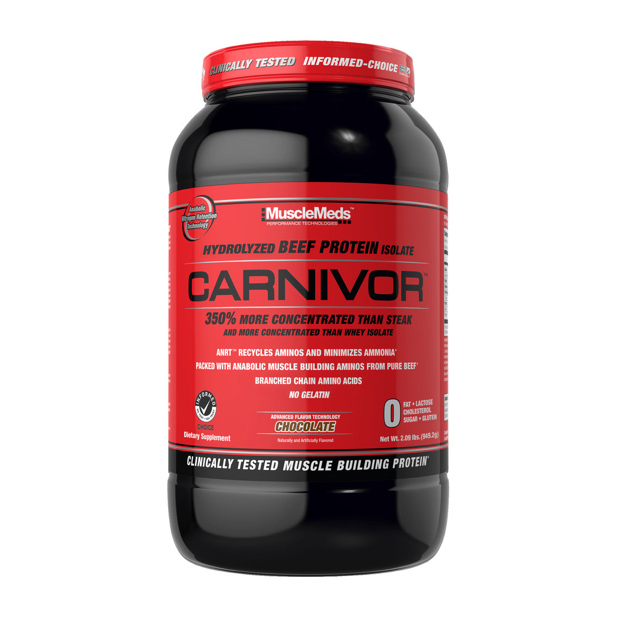 MuscleMeds Carnivor Beef Protein Isolate - 28 Servings Chocolate