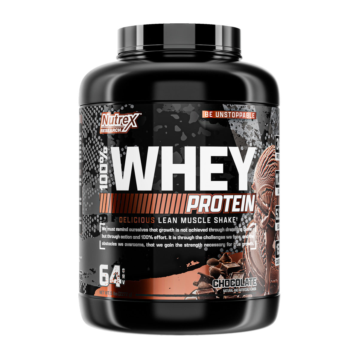 Nutrex 100% Whey Protein - Chocolate (5 lb)