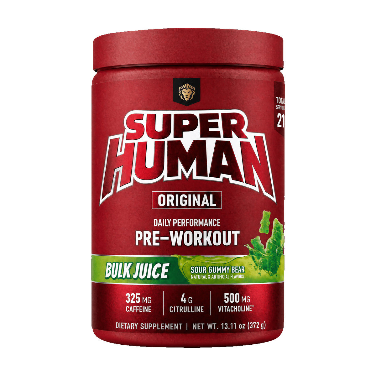 Alpha Lion SuperHuman Original Pre-Workout Bulk Juice