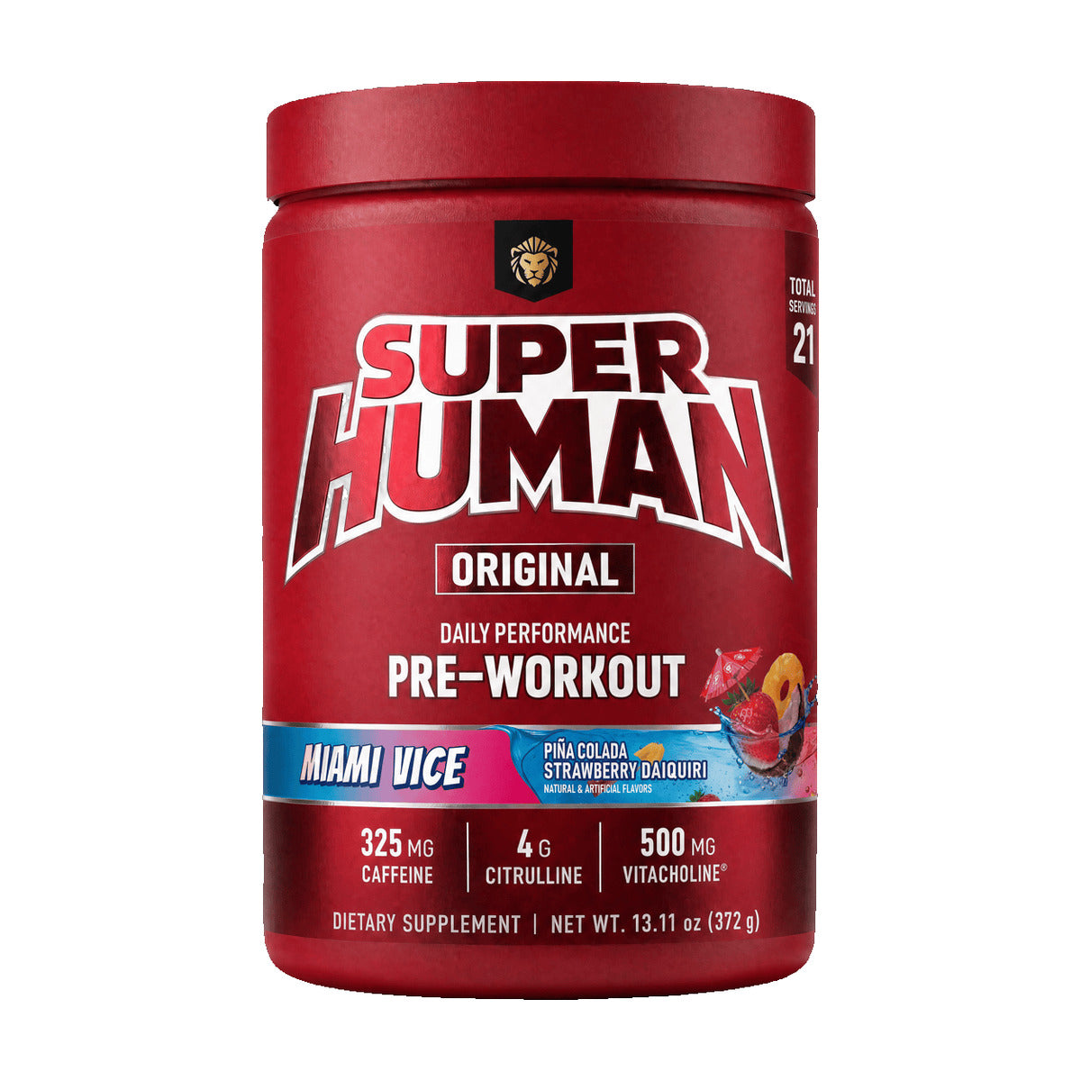 Alpha Lion SuperHuman Original Pre-Workout Miami Vice