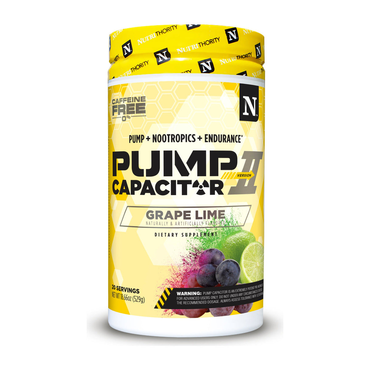 Nutrithority Pump Capacitor II - Grape Lime