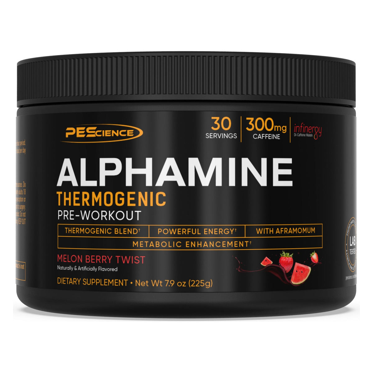 PEScience Alphamine Thermogenic Pre-Workout - Melon Berry Twist