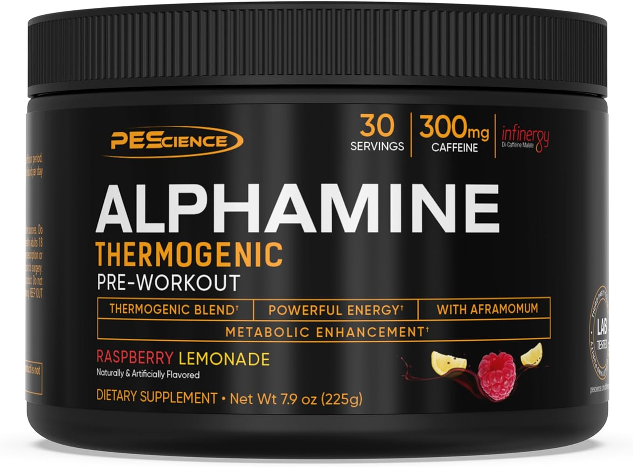 Alphamine Thermogenic Pre-Workout - Raspberry Lemonade