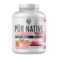 Nutristat PÜR NATIVE - 64 Servings / Strawberry Silk