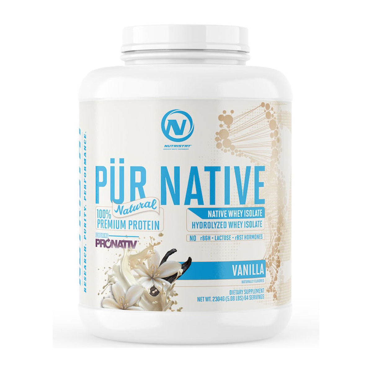 Nutristat PÜR NATIVE Natural - 64 Servings / Vanilla