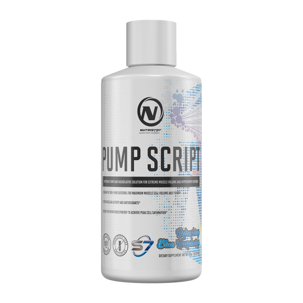 Nutristat Pump Script - Refreshing Blue Raspberry