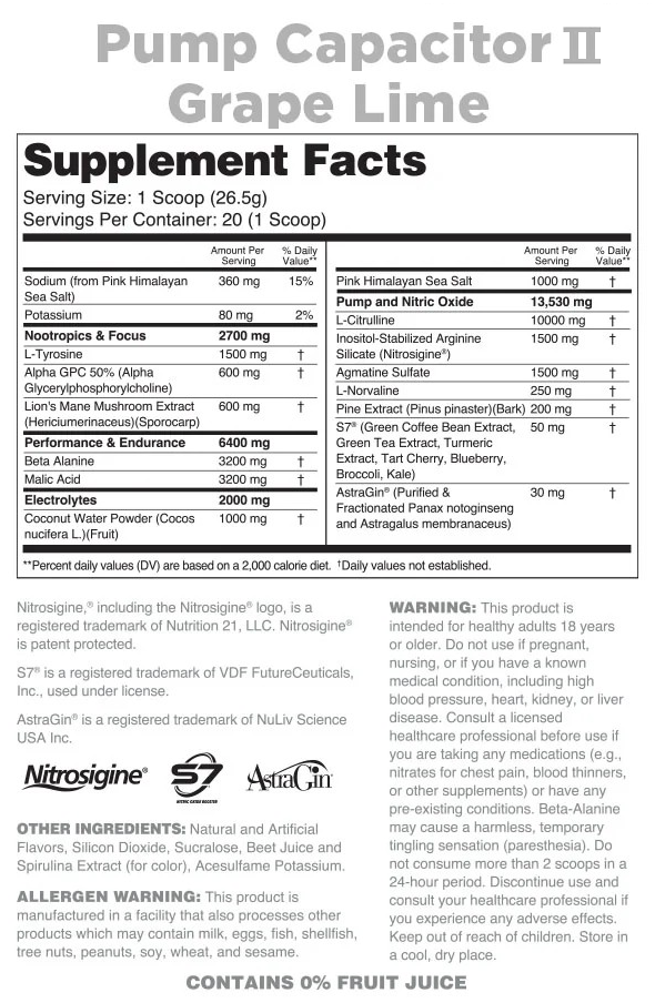 Pump Capacitor II