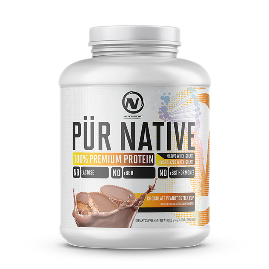 Nutristat PÜR NATIVE - 27 Servings / Chocolate Peanut Butter Shake