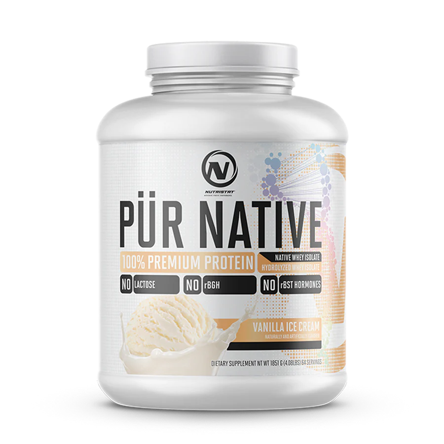 Nutristat PÜR NATIVE - 64 Servings / Vanilla Ice Cream