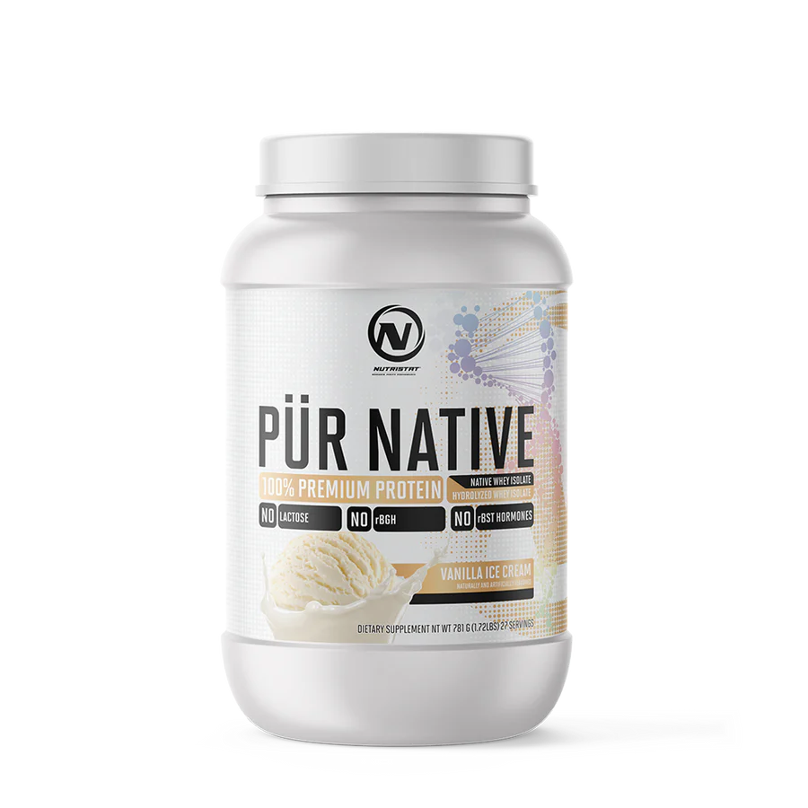 Nutristat PÜR NATIVE - 27 Servings / Vanilla Ice Cream