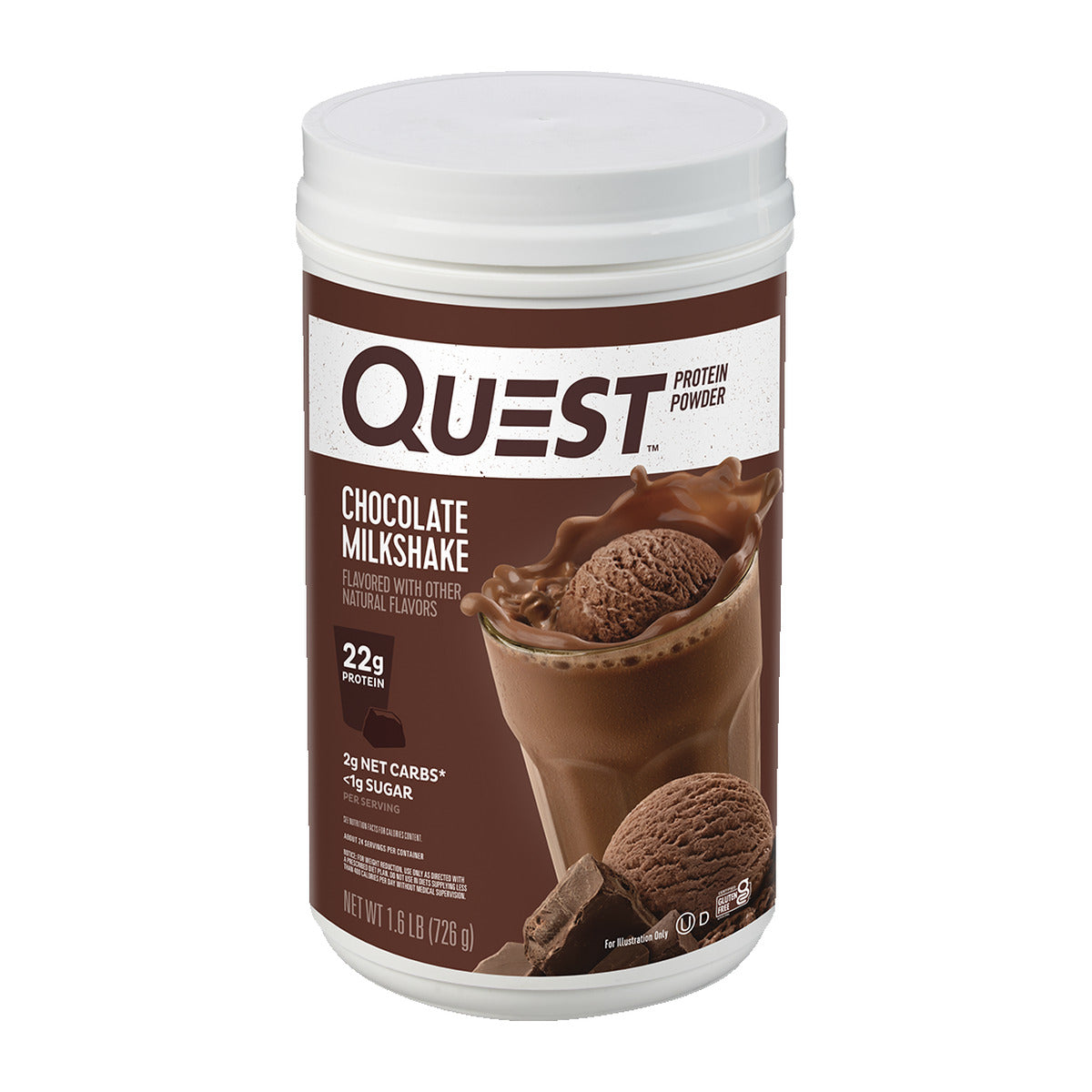 Quest Nutrition Protein Powder - Chocolate Milkshake (1.6 lb)