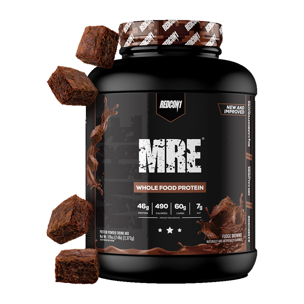 Redcon1 MRE Whole Food Meal Replacement - Fudge Brownie