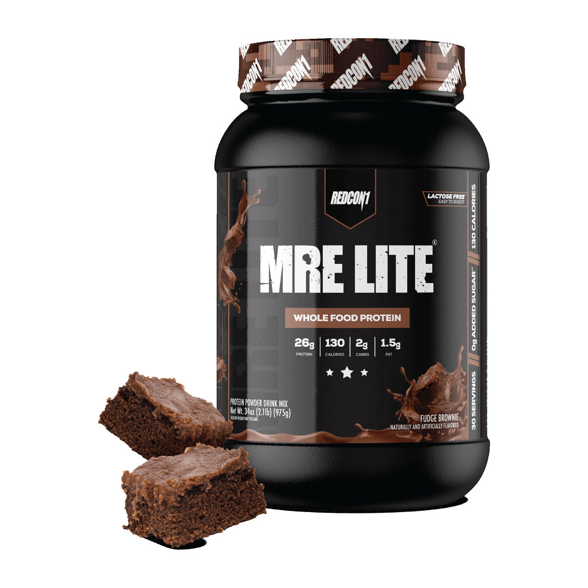 Redcon1 MRE Lite Whole Food Protein - Fudge Brownie