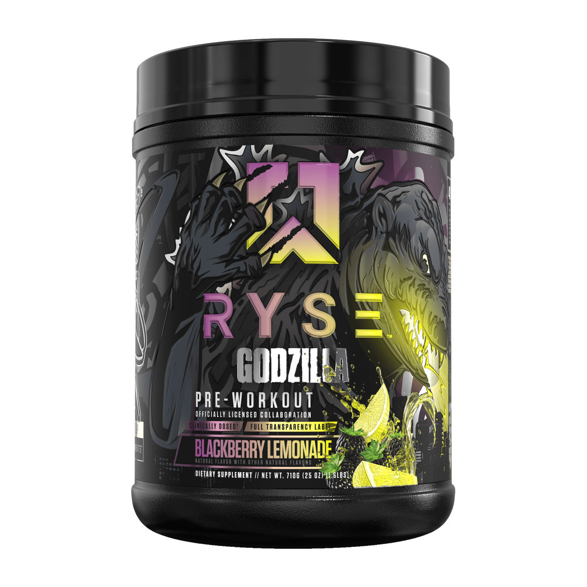 RYSE Godzilla Pre-Workout - Blackberry Lemonade