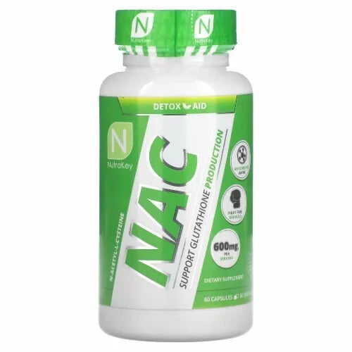 nac or glutathione for liver NAC Supplement N-Acetyl Cysteine 600mg per Serving main image 0