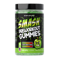 Smash Pre-Workout Gummies Sour Apple