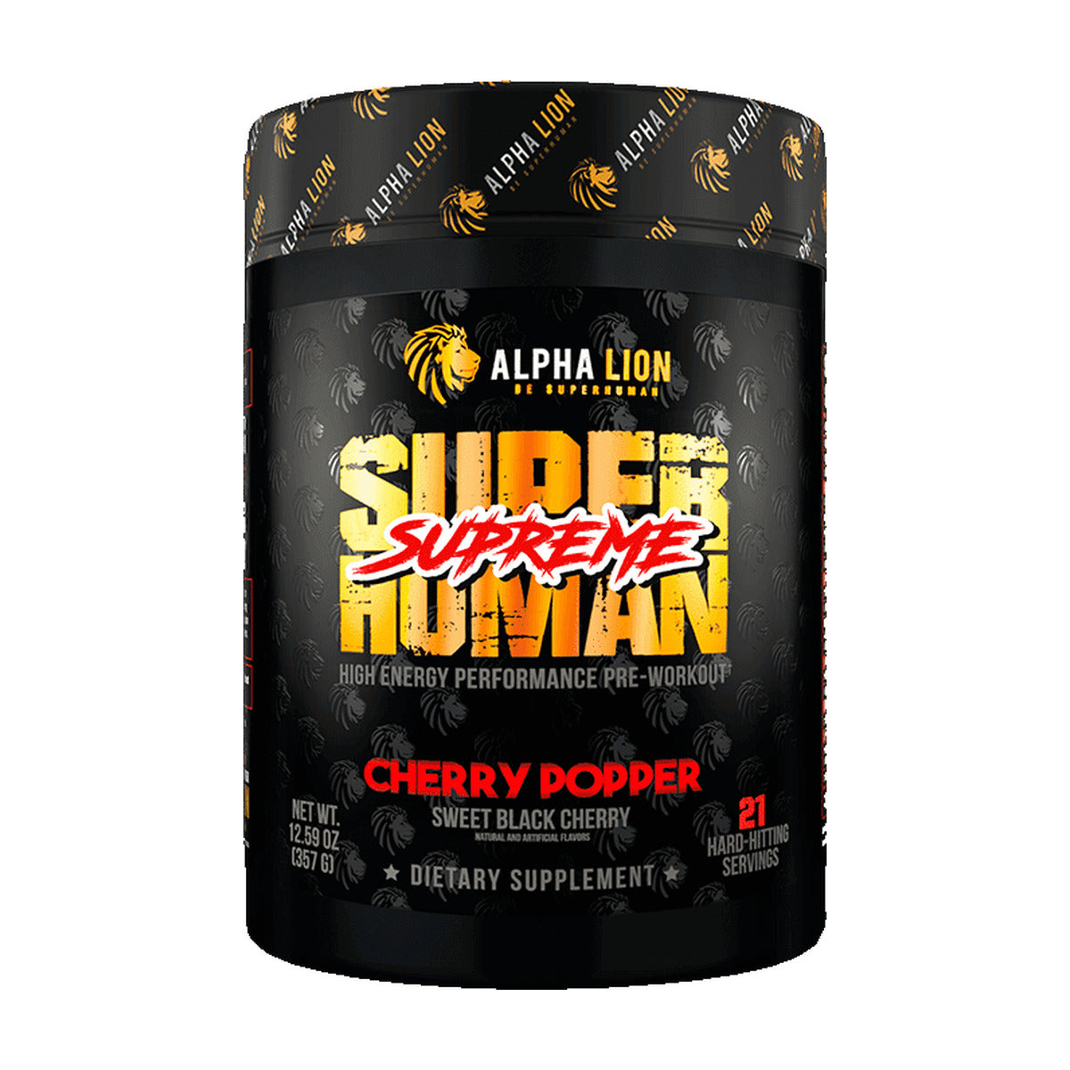 Alpha Lion SuperHuman Supreme Pre-Workout Cherry Popper