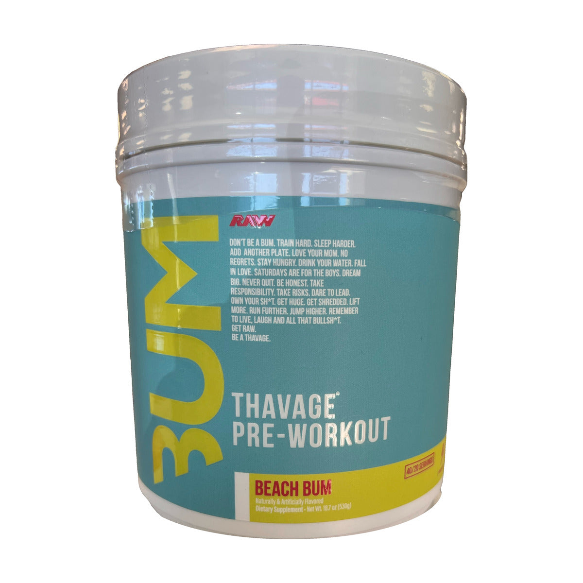 CBUM Thavage Pre-Workout Beach Bum