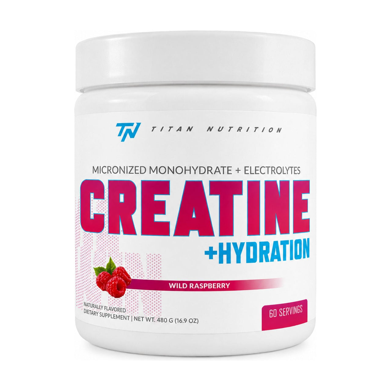 Titan Nutrition Creatine + Hydration - Wild Raspberry