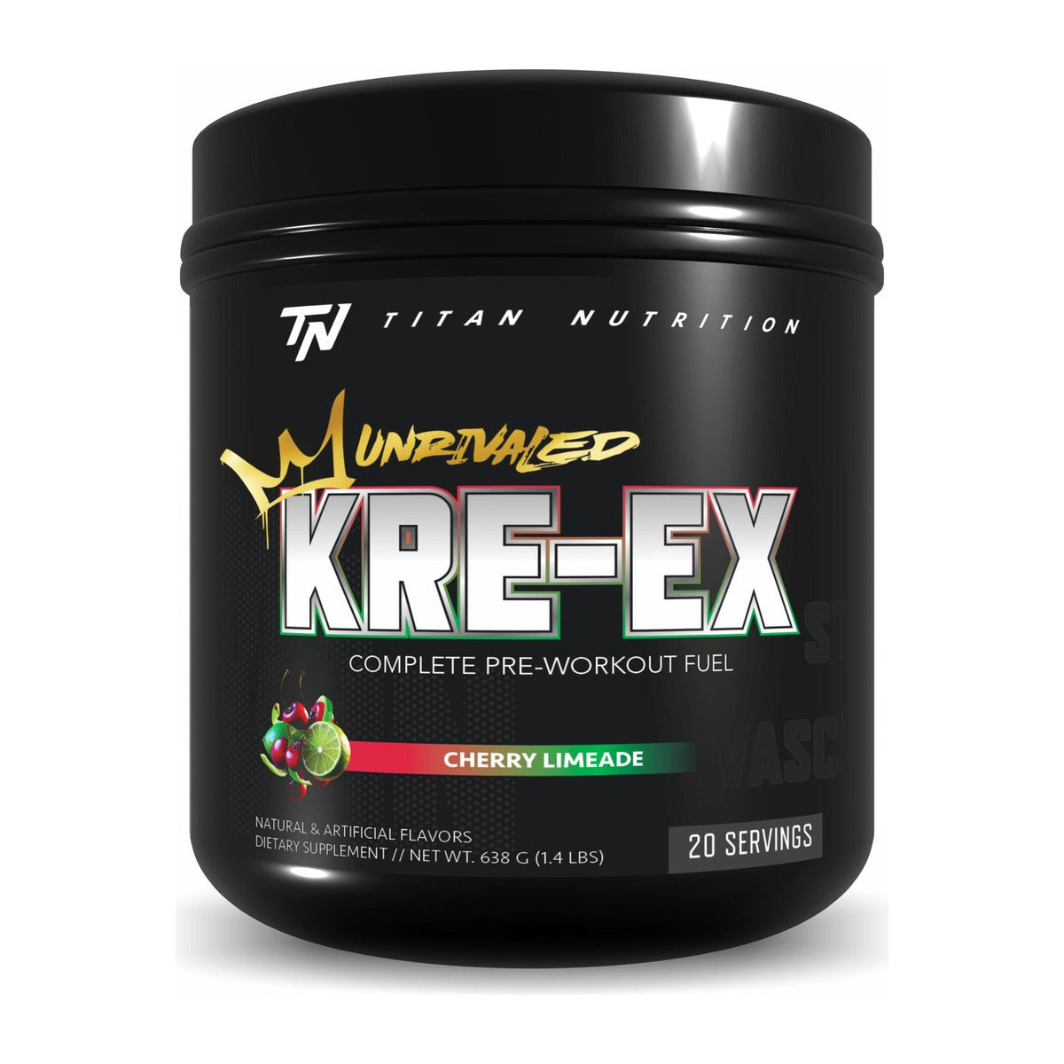 Titan Nutrition KRE-EX Unrivaled Pre-Workout - Cherry Limeade