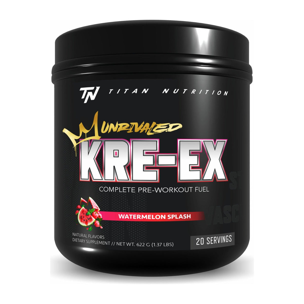 Titan Nutrition KRE-EX Unrivaled Pre-Workout - Watermelon Splash