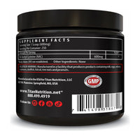 Titan Nutrition NAC Supplement Facts
