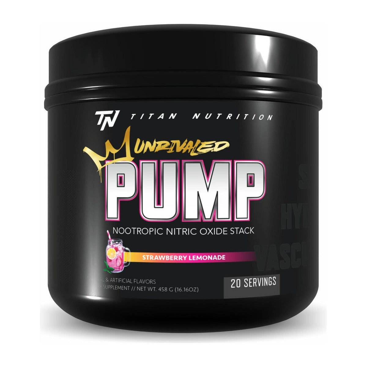 Titan Nutrition PUMP Unrivaled Nitric Oxide Stack - Strawberry Lemonade