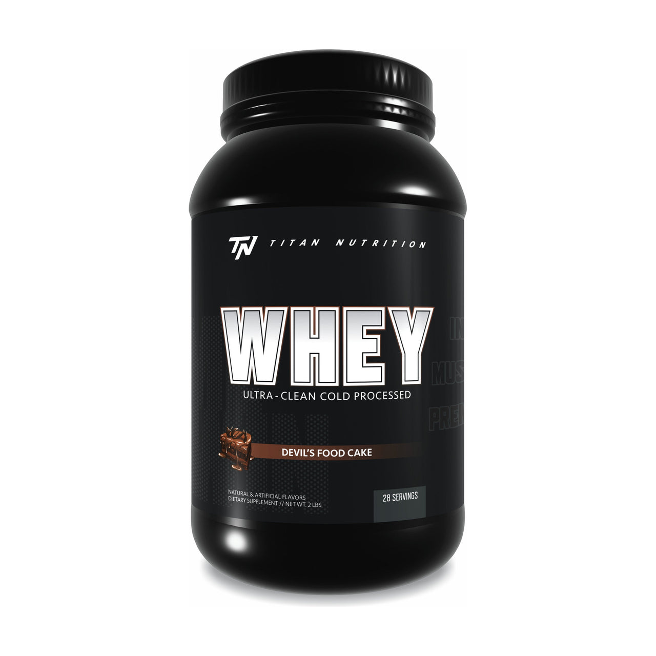 Titan Nutrition Titan Whey Protein - 2 LB / Devils Food Cake