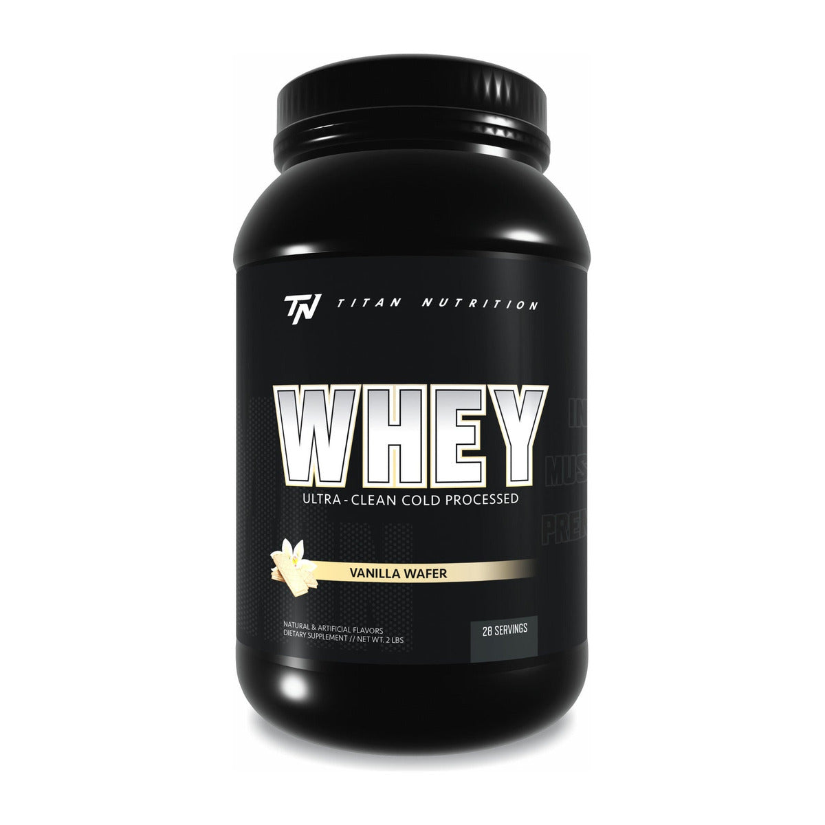 Titan Nutrition Whey Protein - 2 LB / Vanilla Wafer