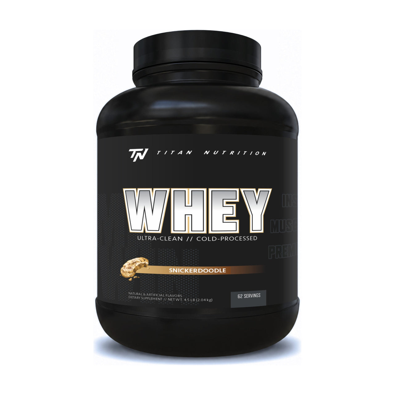 Titan Nutrition Titan Whey Protein - 4.5 LB / Snickerdoodle