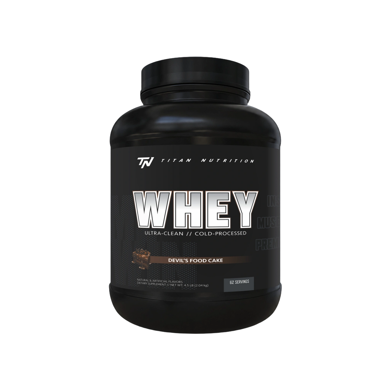 Titan Whey - 4.5 LB / Devils Food Cake