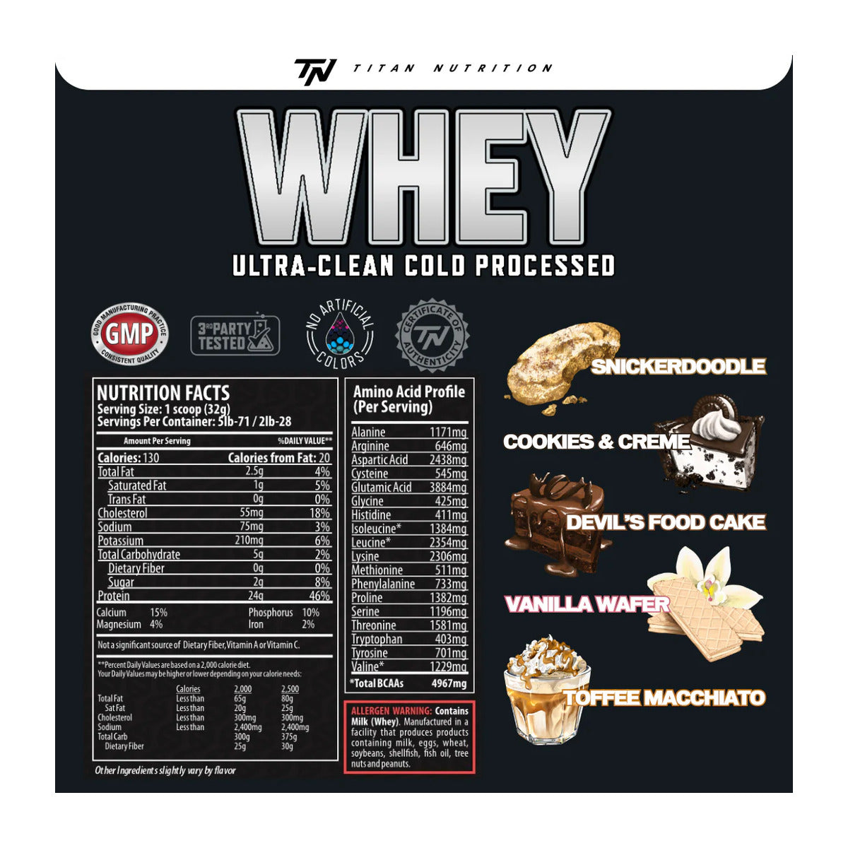 Titan Nutrition Whey Protein