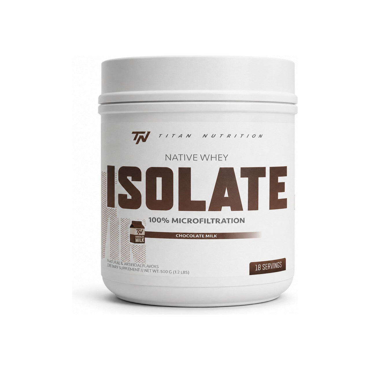 Titan Nutrition Titan Whey Isolate 1 lb - Chocolate Milk