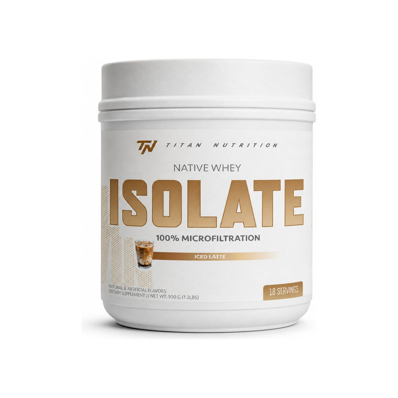 Titan Nutrition Titan Whey Isolate 1 lb - Iced Latte