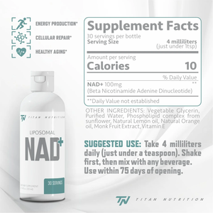 Liposomal NAD+