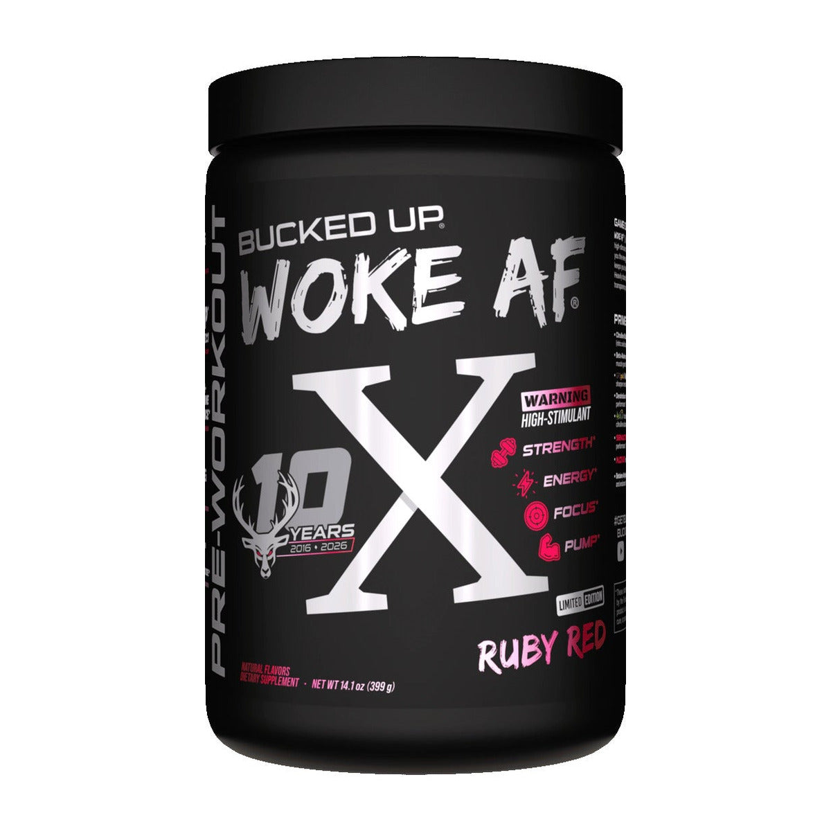 Bucked Up Woke AF X - Ruby Red