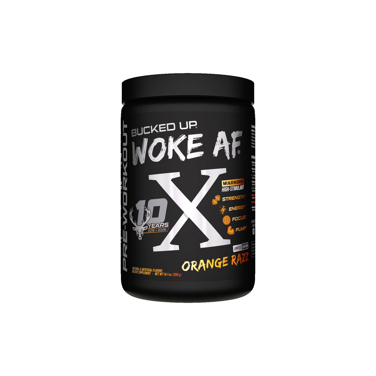 Woke AF X - Orange Razz